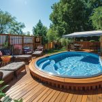 Terrasse pour piscine hors sol